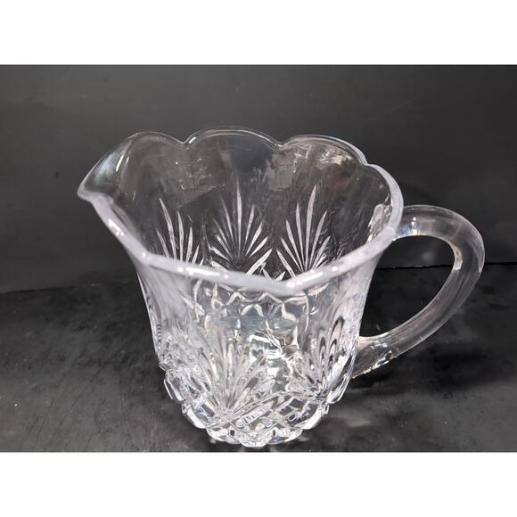 Shannon Godinger Crystal Water Pitcher, Lead Crystal Pitcher, Pineapple Cut Jug - Picture 5 of 9